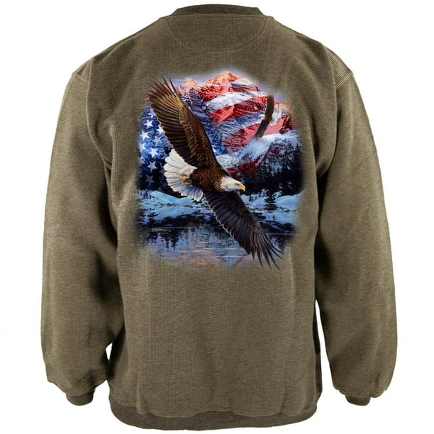 American Bald Eagle USA Flag Hoodies 4th of July Patriotic Sweatshirts